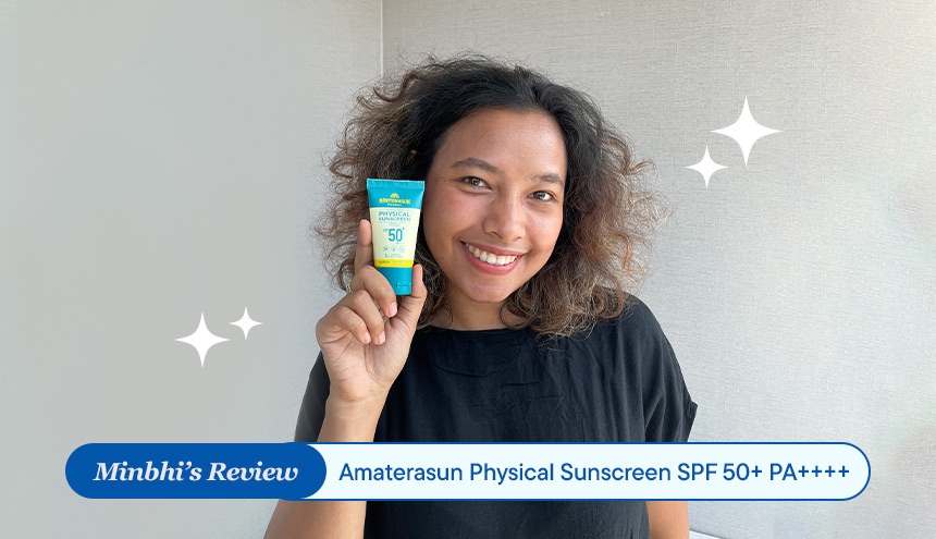 Review Amaterasun Physical Sunscreen SPF 50 PA++++: Main Panas-panasan Bareng Bocil Makin Nyaman & Aman