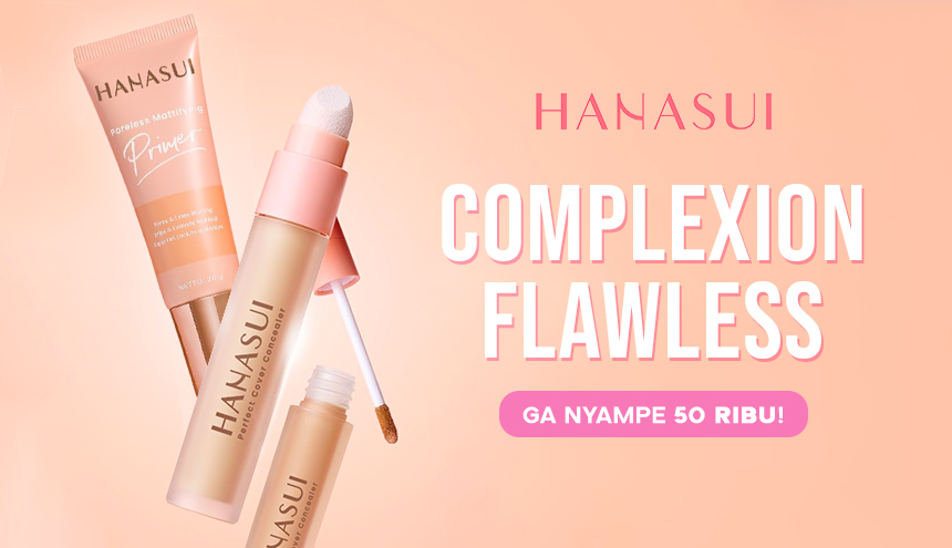 Produk Hanasui di Bawah 50RB yang Bikin Complexion Flawless!