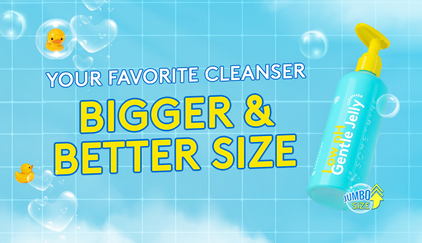 BIGGER & BETTER SIZE: Low pH Gentle Jelly Cleanser dari Somethinc Kini Hadir dalam Size Jumbo! Tengok di Sini