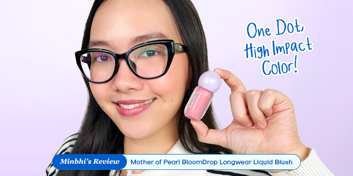 Review Blush Mother of Pearl BloomDrop: One Dot, High Impact Color!