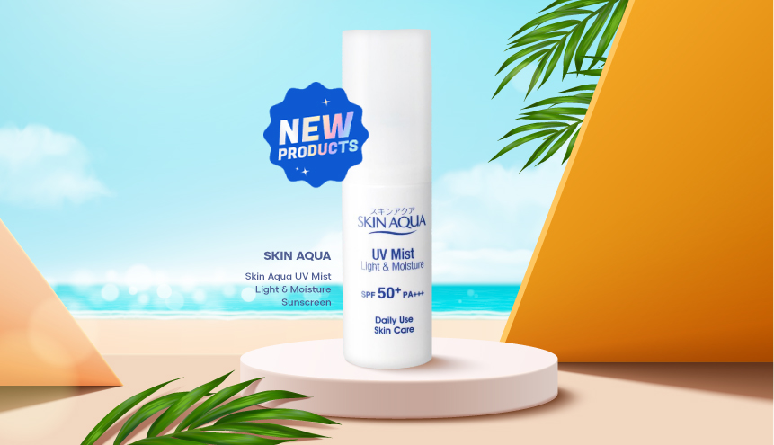 NEW PRODUCT ALERT: Sunscreen Spray Terbaru dari Skin Aqua, Bikin Reapply Sunscreen Makin Gampang!