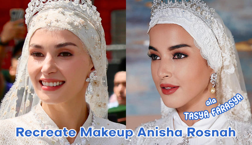 Recreate Makeup Anisha Rosnah Ala Tasya Farasya, Semuanya Pakai Somethinc!