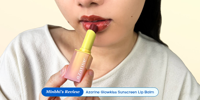 Review Azarine Glowkiss Sunscreen Lip Balm: Lippies Affordable Sekaligus Multifungsi