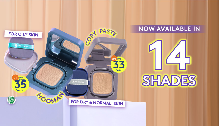 Cushion Somethinc Kini Hadir dalam 14 Shades, Sesuai dengan Warna Kulit Orang Indonesia!