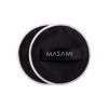 MASAMI 2P 55X5MM ROUND BLACK SOFT COTTON PUFF