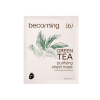 BECOMING Becoming Green Tea Purifying Sheet Mask（1 Pcs)