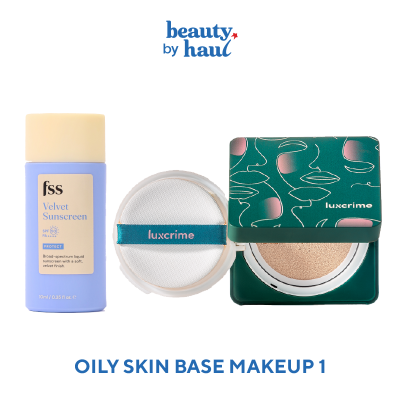 BY BEAUTYHAUL [For Skins Sake x Luxcrime] Oily Skin Base Makeup 1