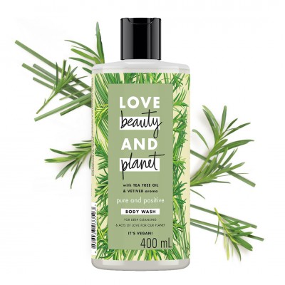 LOVE BEAUTY AND PLANET Tea Tree Oil & Vetiver Body Wash