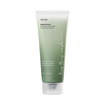 ANUA [Clearance Sale] - Heartleaf Succinic Moisture Cleansing Foam