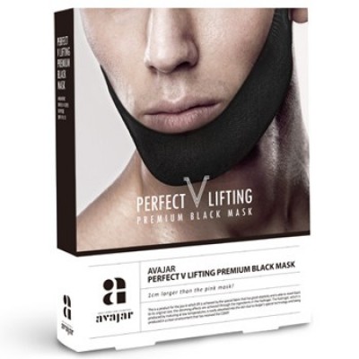 AVAJAR Perfect V Lifting Premium Black Mask (1pc)
