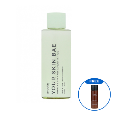 AVOSKIN YOUR SKIN BAE SERIES Toner Niacinamide 7% + Alpha Arbutin 1% + Kale