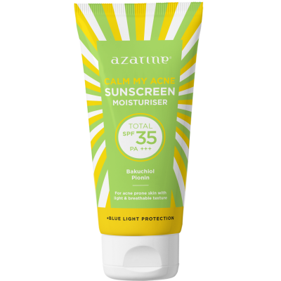 PROMO Azarine Calm My Acne Skinpair Sunscreen Moisturiser SPF35 PA ...
