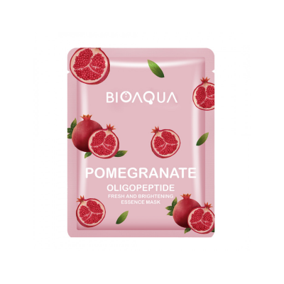 BIOAQUA Pomegranate Oligopeptide Fresh And Brightening Essence Mask