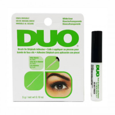 DUO #1EYELASH ADHESIVE Brush On Striplash Adhesive with Vitamin