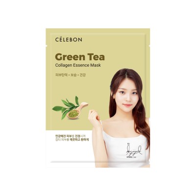 CELEBON Green Tea Collagen Essence Mask