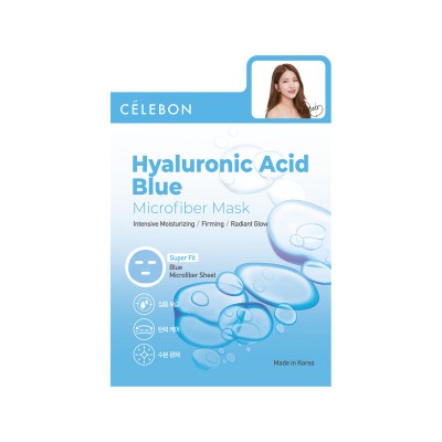 CELEBON Hyaluronic Blue  Microfiber Mask