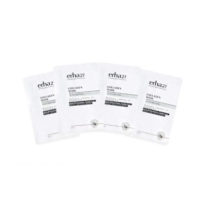 ERHA Collagen Mask 4pcs - Masker Kolagen Anti Aging & Pencerah