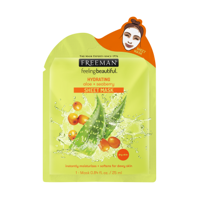 FREEMAN Hydrating Aloe + Seaberry Sheet Mask