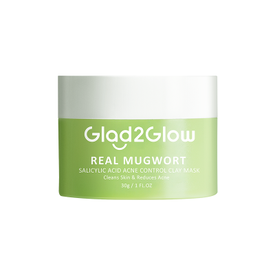 GLAD2GLOW Real Mugwort Salicylic Acid Acne Control Clay Mask