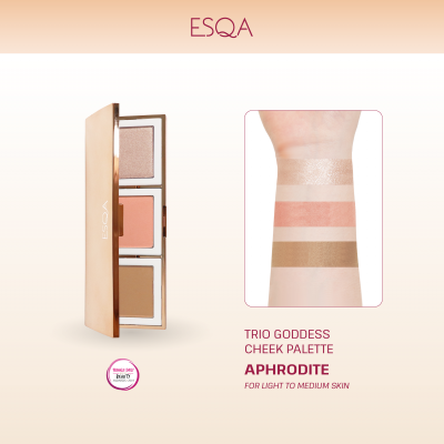 ESQA Trio Goddess Cheek Palette