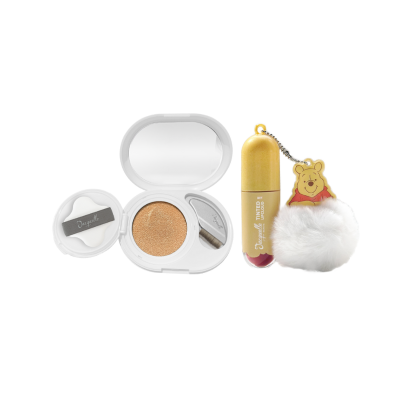 JACQUELLE Blur Tinted Cushion SPF 30PA+++ + Tinted Lipcloud x Shani Amelia - Disney 100 Winnie The Pooh Edition