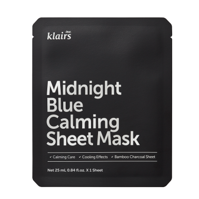 KLAIRS Midnight Blue Calming Sheet Mask (1pc)