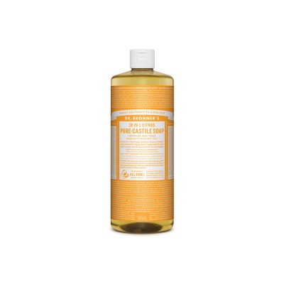 DR BRONNERS Citrus Pure Castile Liquid Soap