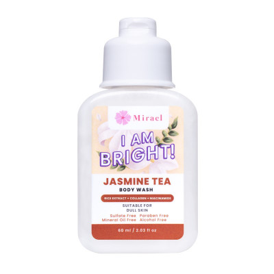 MIRAEL SUGAR WAX (Travel Size) Bright Jasmine Tea Body Wash