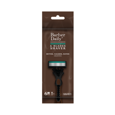 MAKARIZO Barber Daily Shaver Six Blade Razor