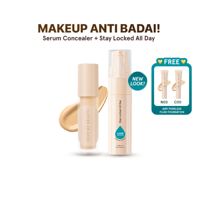 DEAR ME BEAUTY Makeup Anti  Badai! - Concealer + SLAD Free Foundation