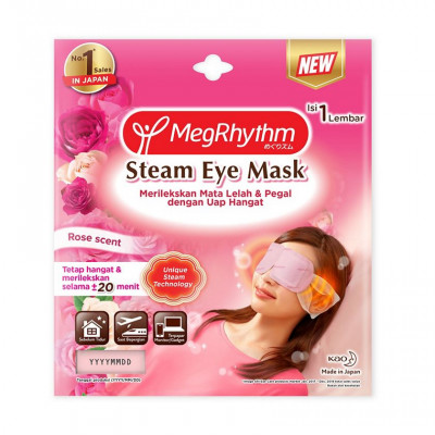 MEGRHYTHM Steam Eye Mask Rose (1pcs)