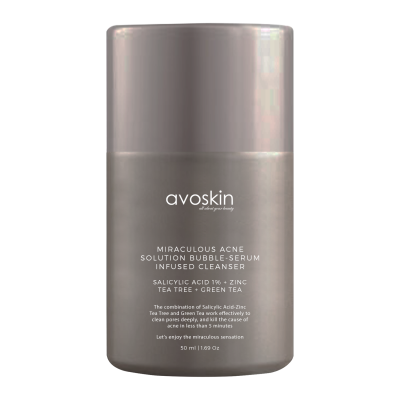 AVOSKIN Miraculous Acne Solution Bubble-Serum Infused Cleanser