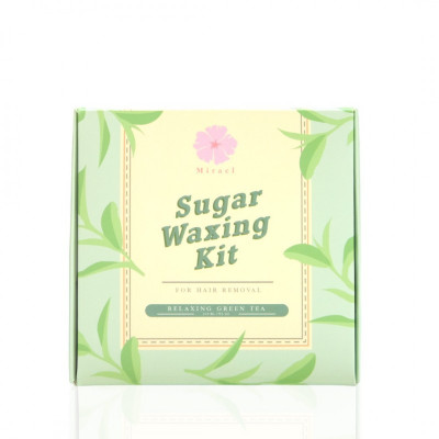 MIRAEL SUGAR WAX Green Tea Sugar Waxing Kit