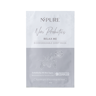NPURE Noni Probiotics Relax Me Biodegradable Sheet Mask