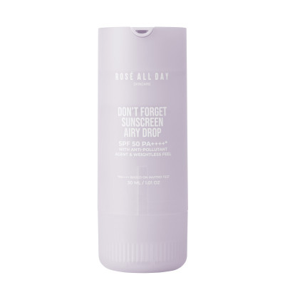 ROSE ALL DAY Don't Forget Sunscreen AIRY DROP SPF 50 PA ++++