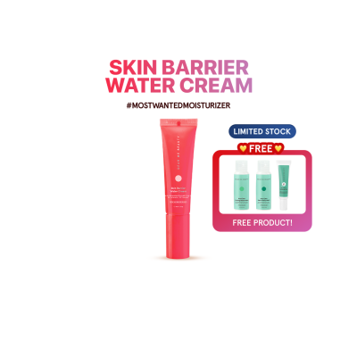 DEAR ME BEAUTY Skin Barrier Water Cream -  Improved Formula + GWP Mini Acne Series (Body Wash, Body Serum, dan Sunscreen)