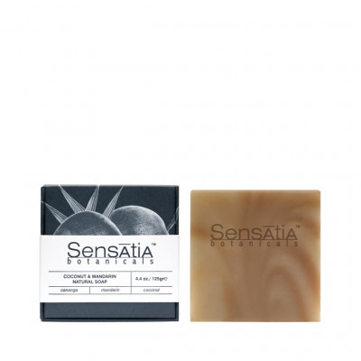 SENSATIA BOTANICALS Coconut & Mandarin Natural Soap