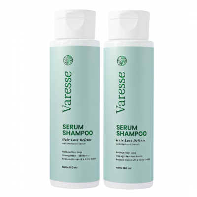 VARESSE Serum Shampoo 2 in 1 Conditioner 180ml 2 botol