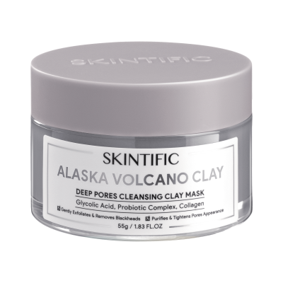 SKINTIFIC Alaska Volcano Deep Pores Cleansing Clay Mask