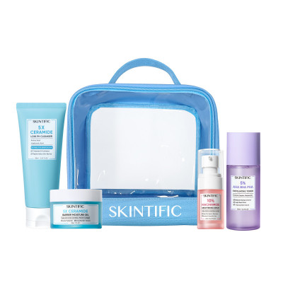 SKINTIFIC [CLEARANCE SALE] Glowing Complete Set 4pcs Free Pouch