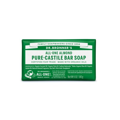 DR BRONNERS Pure Castile Bar Soap 140 g