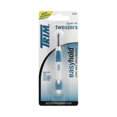 TRIM Slant Tip Tweezers Easy Hold