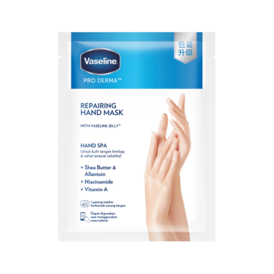 VASELINE Repairing Hand Mask With Jelly & Niacinamide For Moisturized Hand
