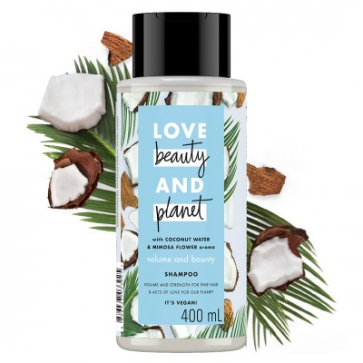 LOVE BEAUTY AND PLANET Coconut Water & Mimosa Flower Shampoo
