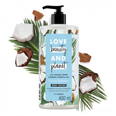 LOVE BEAUTY AND PLANET Coconut Water & Mimosa Flower Body Lotion