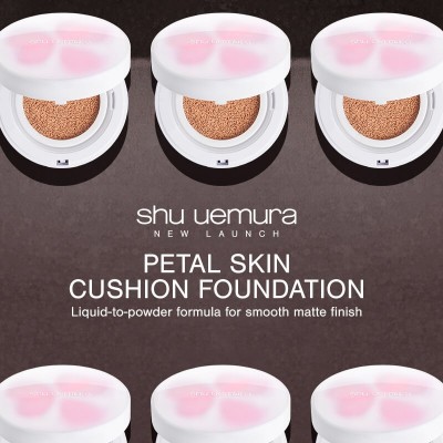 SHU UEMURA Petal Skin Cushion Foundation  (Full Size+Case)