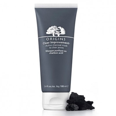ORIGINS (Travel Size) ORIGINS CLEAR IMPROVEMENT Active Charcoal Mask to Clear Pores 15ml