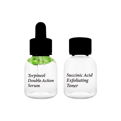 CHARIS fromCHIYOU [Mini SET] Terpineol Double Action Serum + Succinic Acid Exfoliating Toner