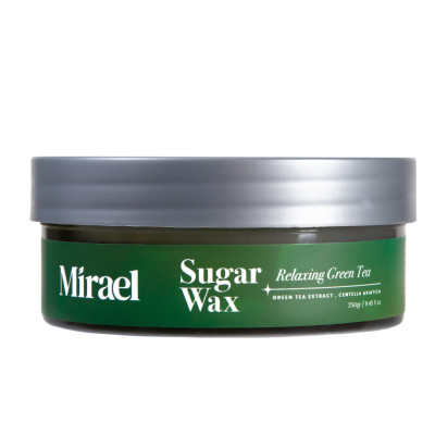MIRAEL SUGAR WAX Relaxing Green Tea Sugar Waxing Kit - New Packaging