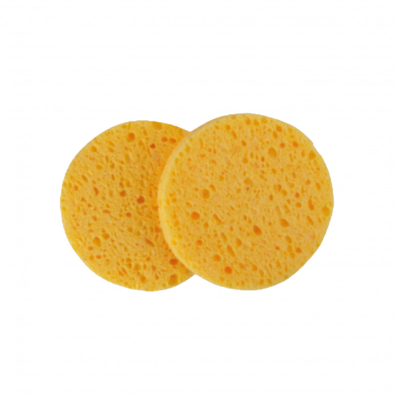 MASAMI 2P 80MM CELLULOSE CLEANSING SPONGE 8 X 8 X 1 CM